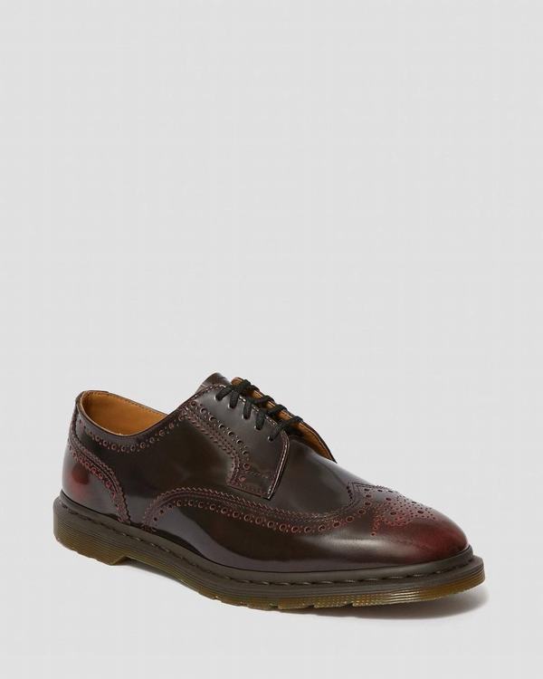 Dr Martens Dámské Polobotky Kelvin Ii Arcadia Červené, CZ-034592